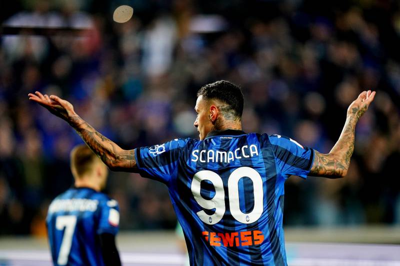 Scamacca Atalanta Fiorentina