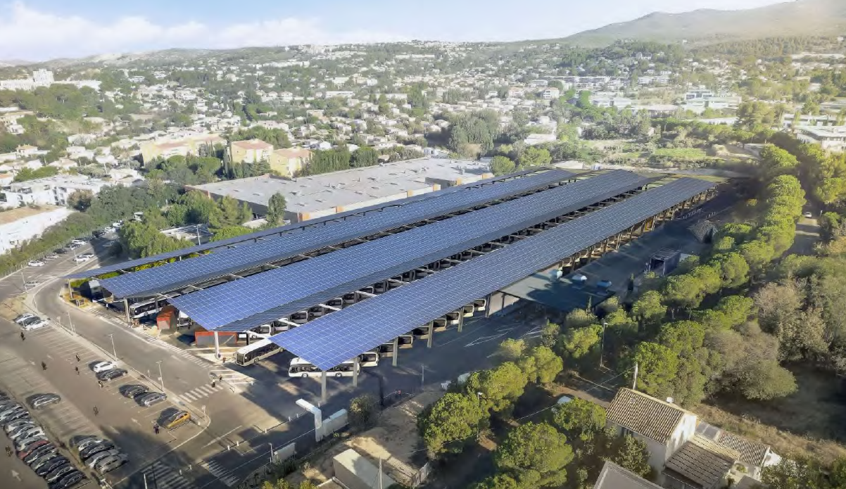 Les panneaux solaires du dépôt de la Rose alimenteront le métro