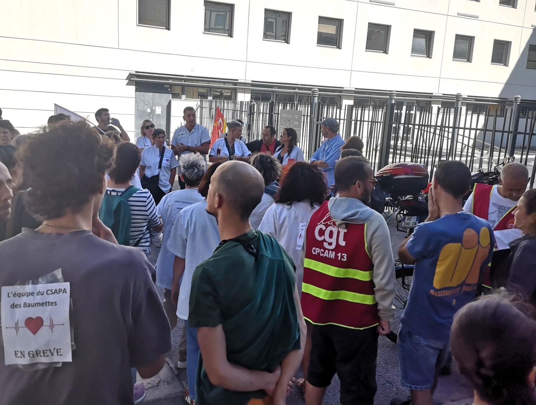 AP-HM : les agents des Baumettes pressurisés