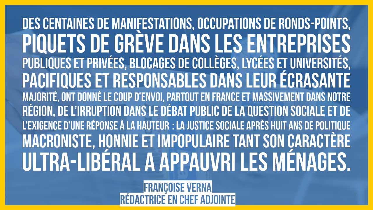 La rupture est dans la rue