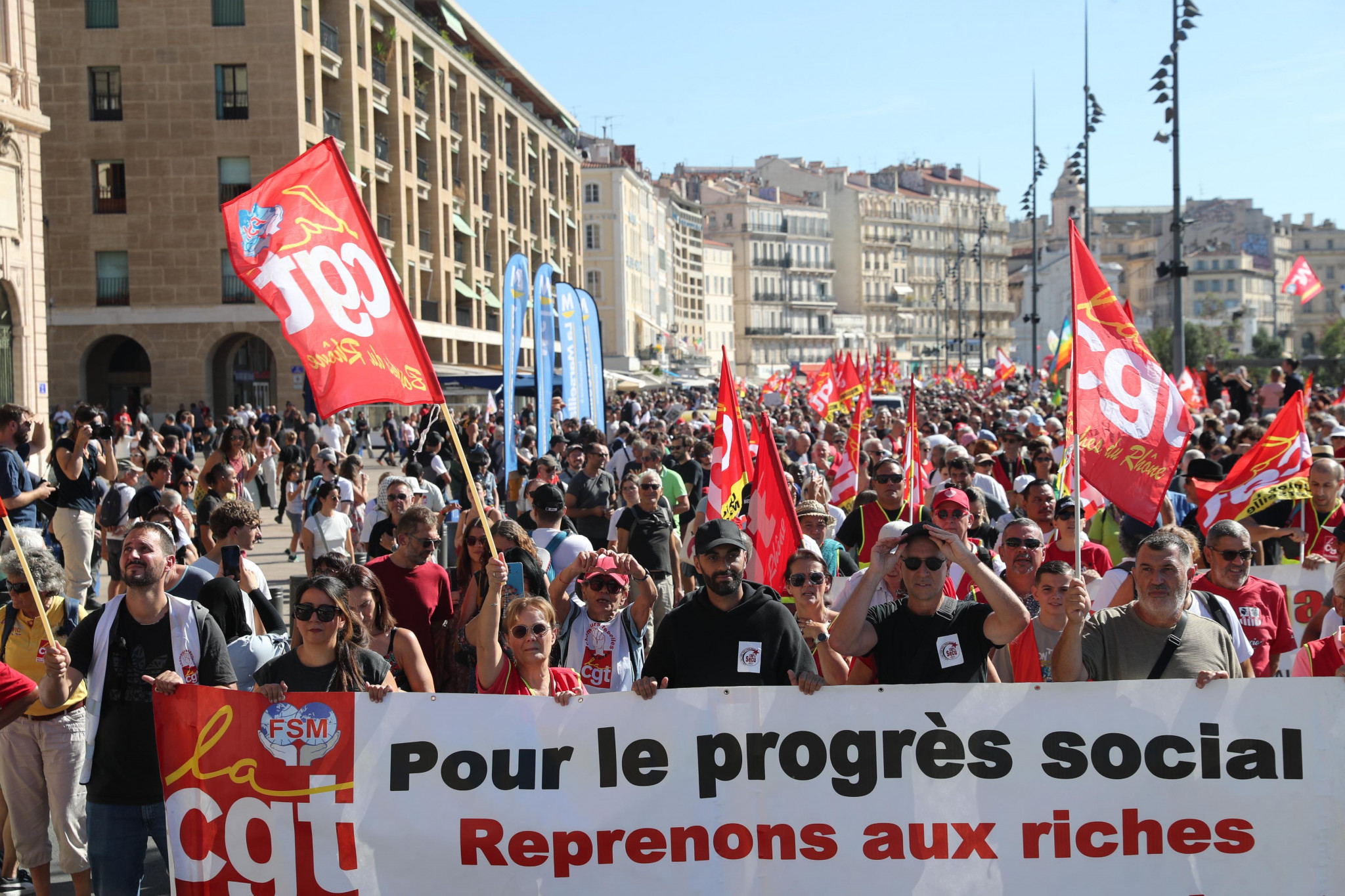 Déferlante de colère sociale sur Marseille