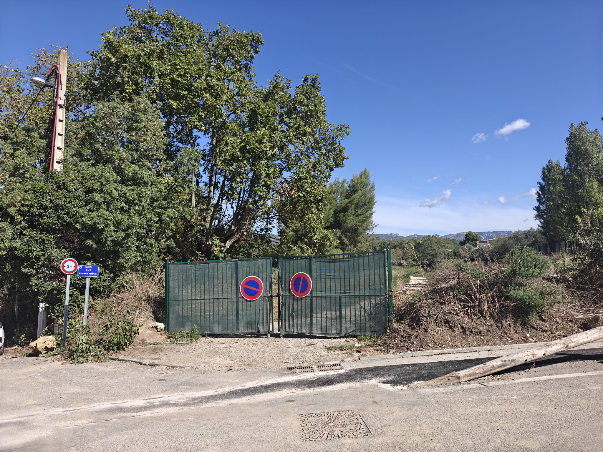 Un site de déchets verts fermé à Château-Gombert