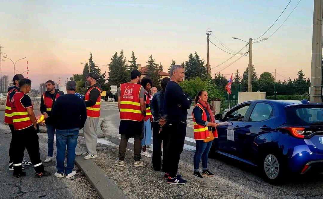 Un millier de tracts distribués à Martigues
