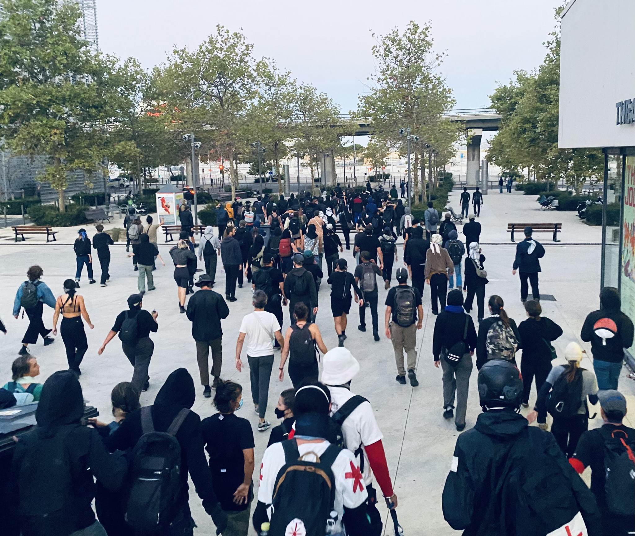 À Marseille, une action « Bloquons tout » vite réprimée par la police