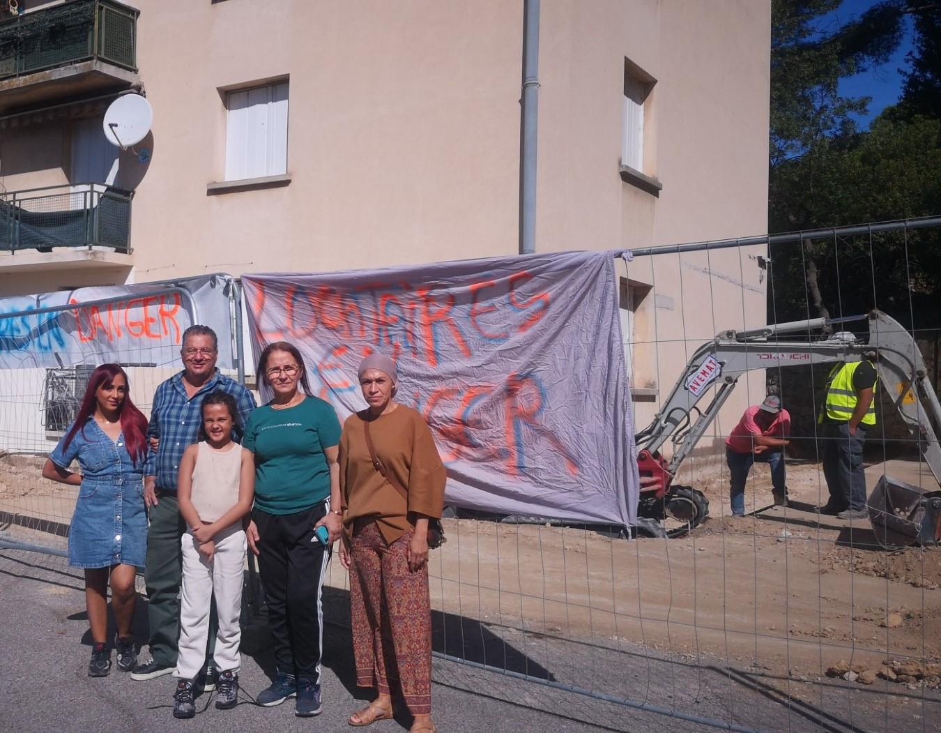 À la Margeray, deux familles au milieu des travaux