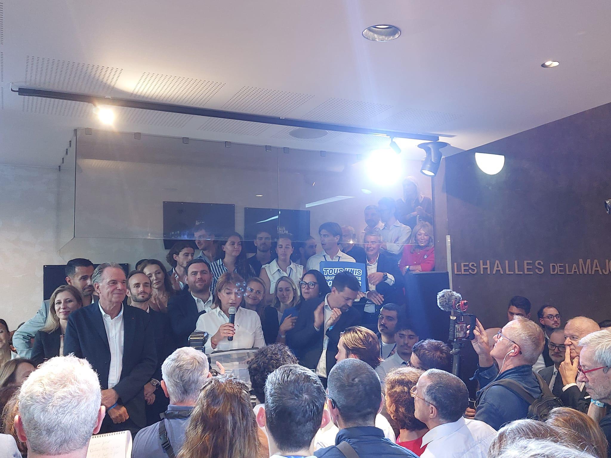 Marseille : Martine Vassal annonce sa candidature aux municipales