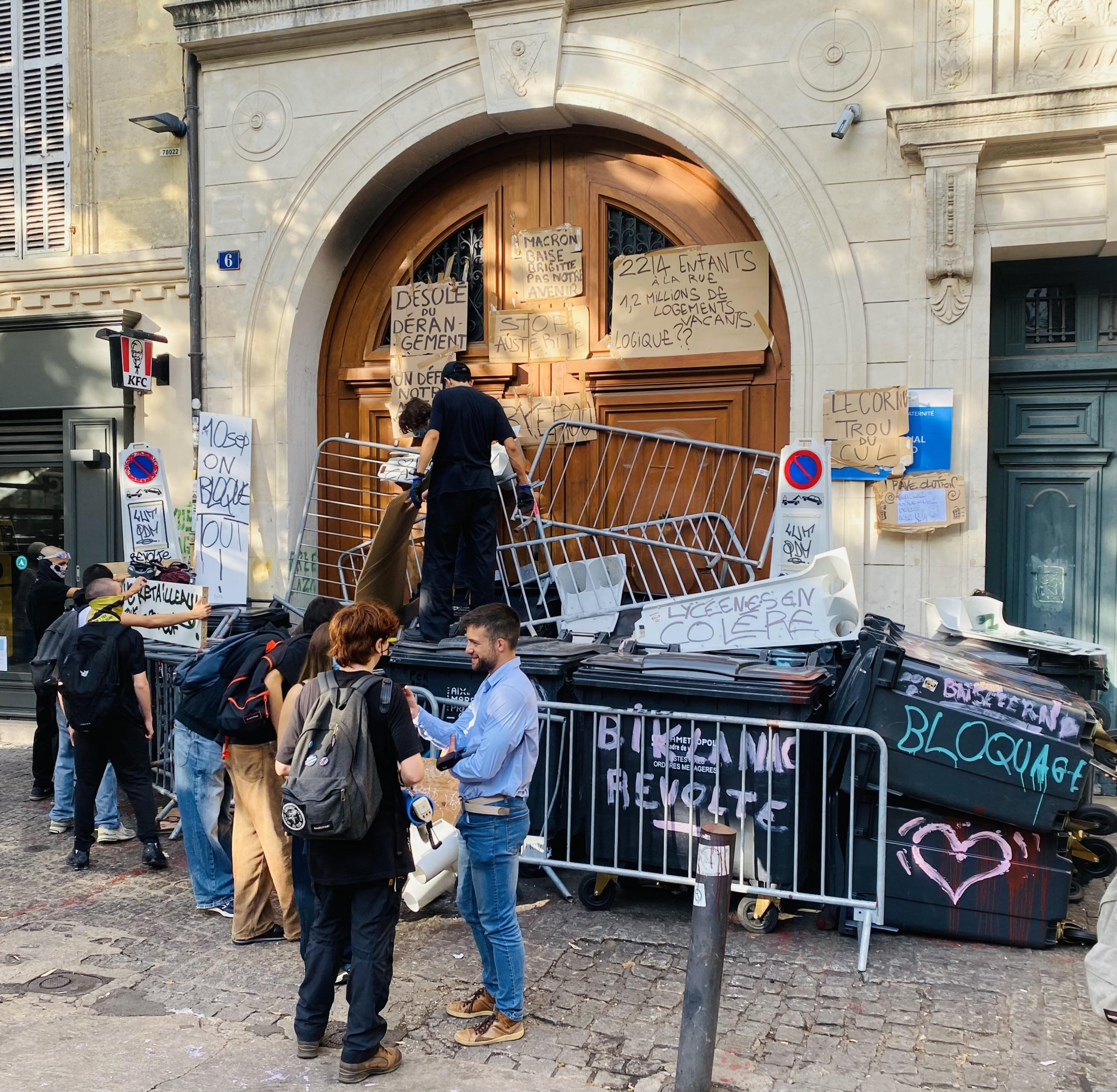 Les lycées Thiers et Montgrand bloqués mercredi