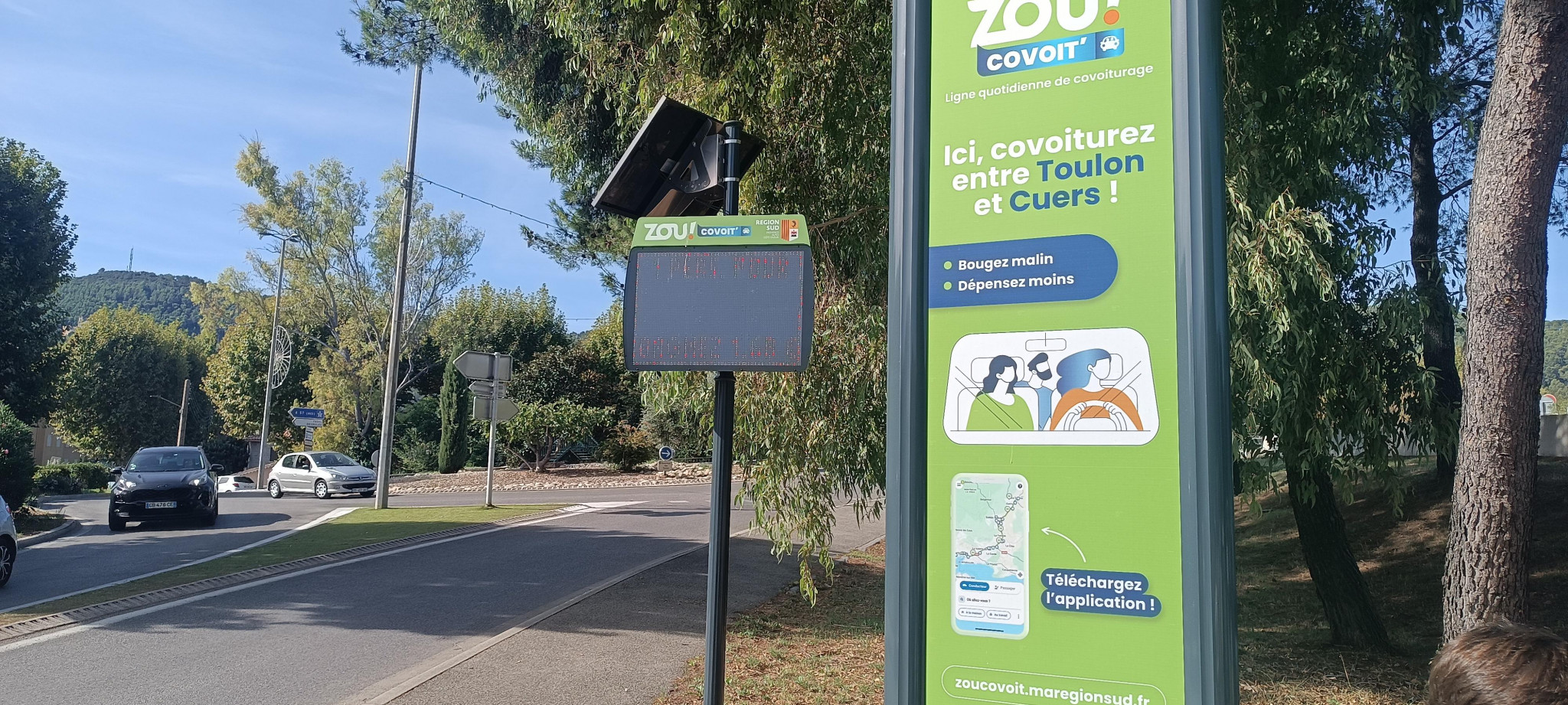 Une ligne de covoiturage entre Toulon et Cuers