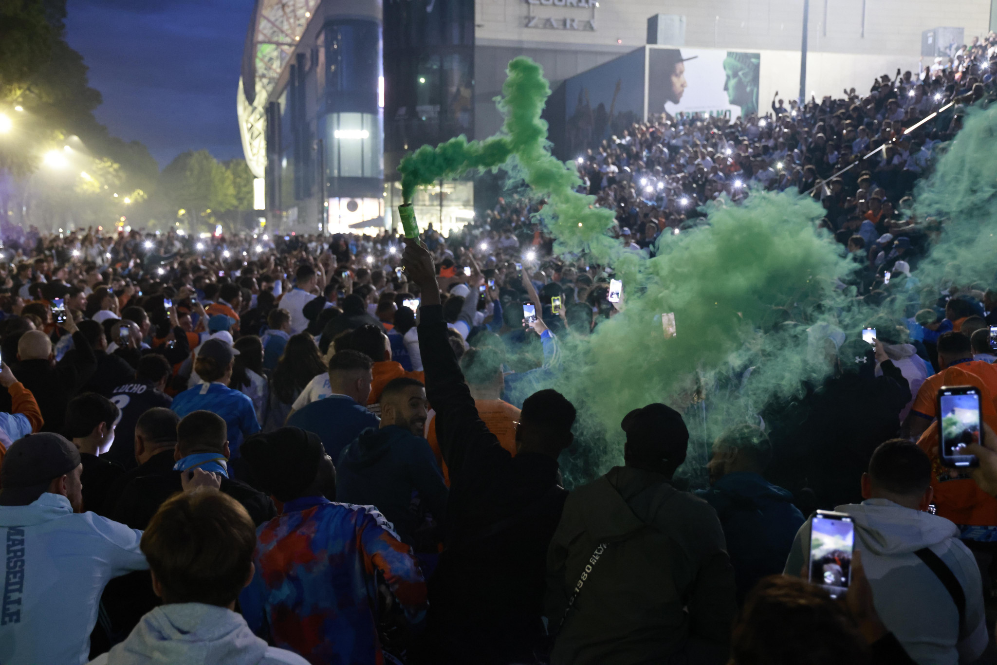 Supporters sous étroite surveillance à Madrid