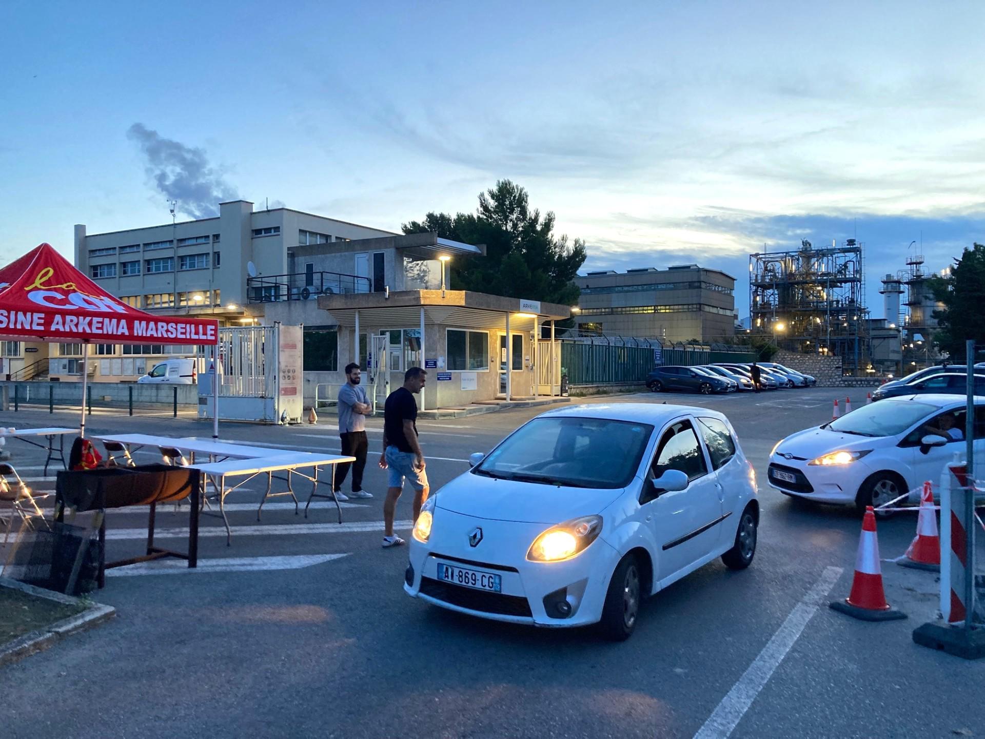 Production à l’arrêt à l’usine de chimie Arkema de Saint-Menet