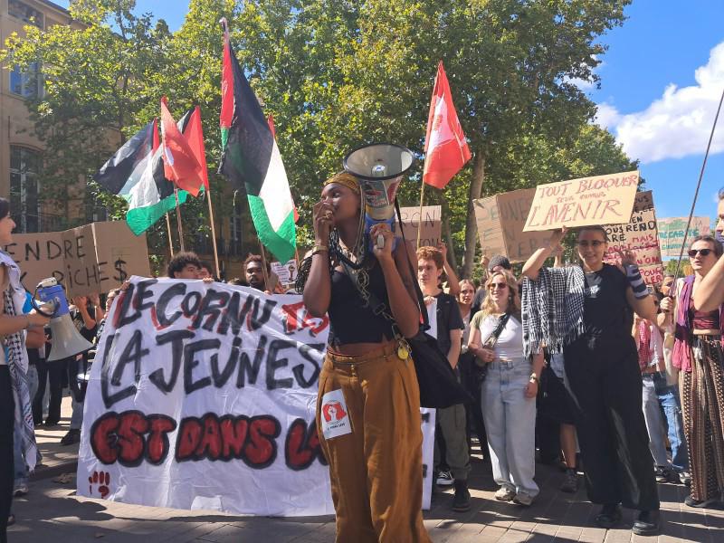 À Aix, étudiants et jeunes mènent le mouvement