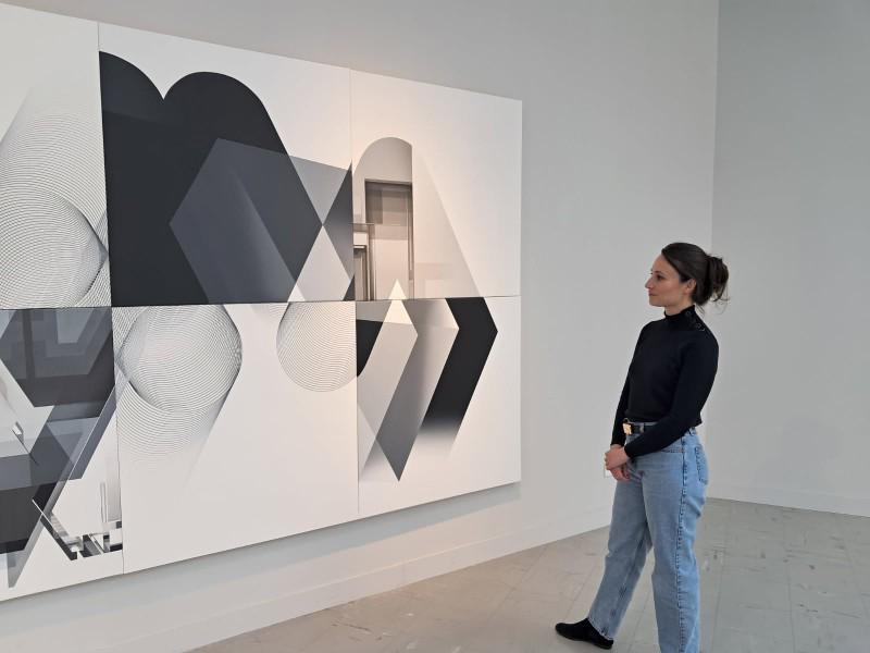 Le losange Renault revisité à la Vasarely