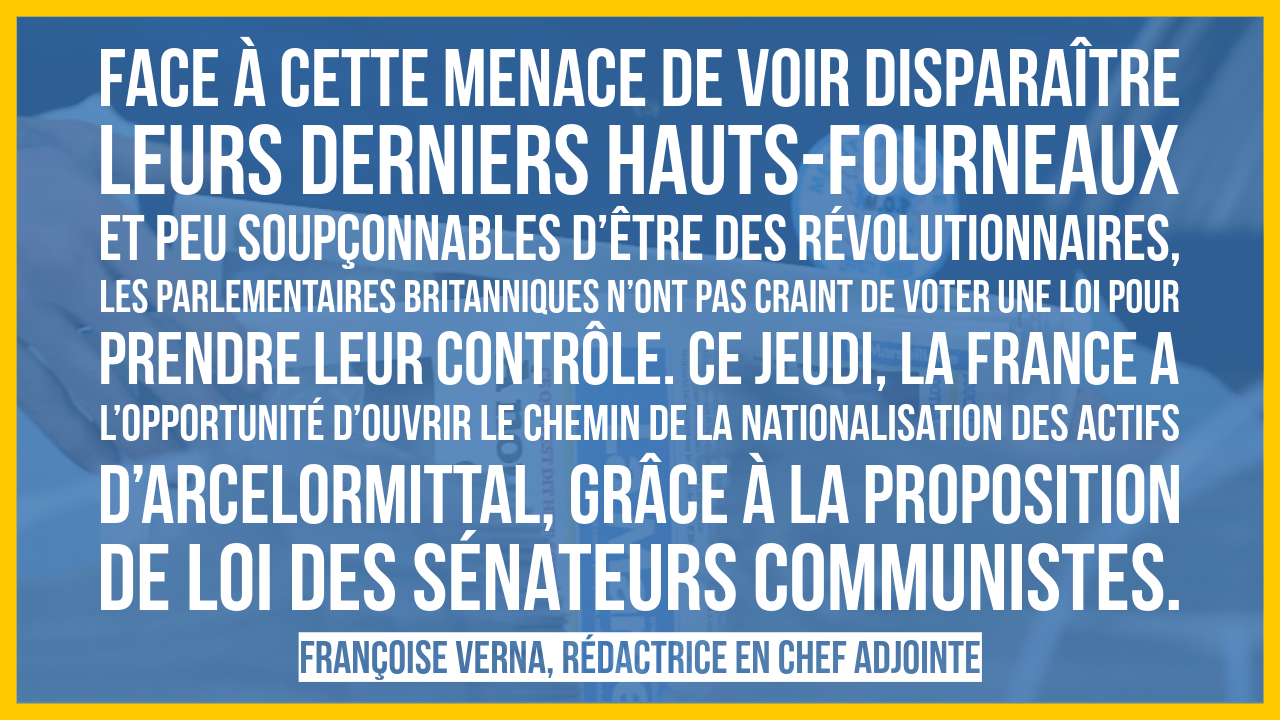 Acier rouge et mains d’or