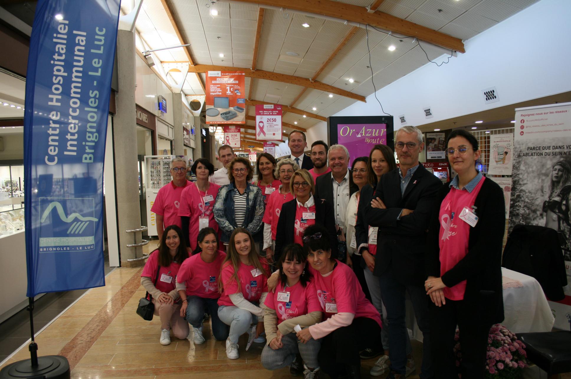 Top départ pour Octobre Rose au Centre Hospitalier Intercommunal Brignoles-Le Luc en Provence