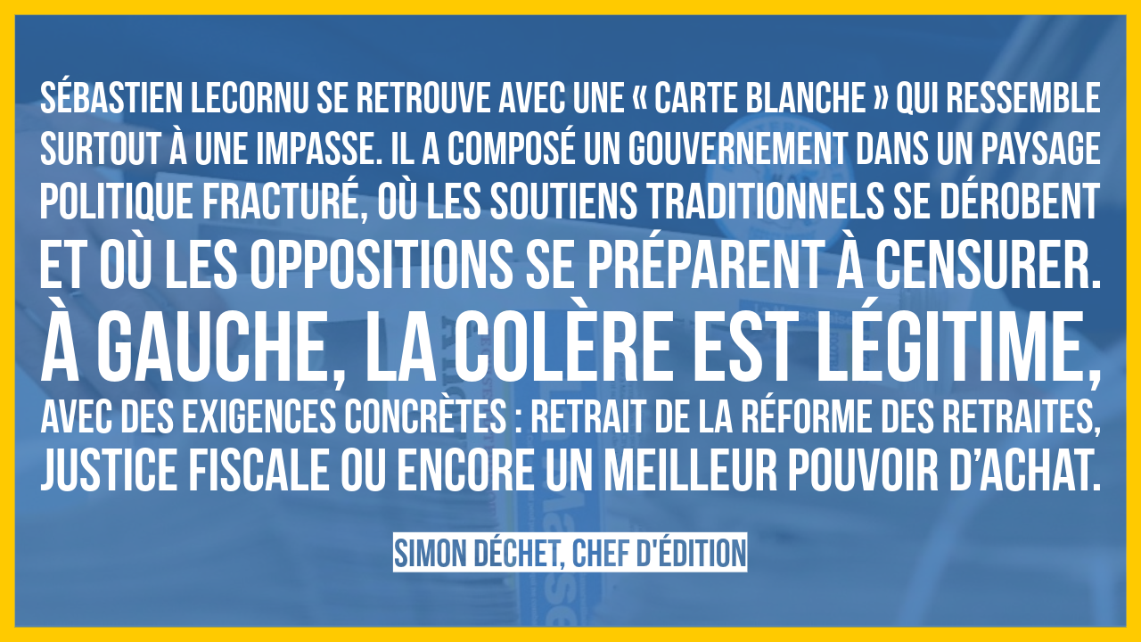La « carte blanche », une impasse