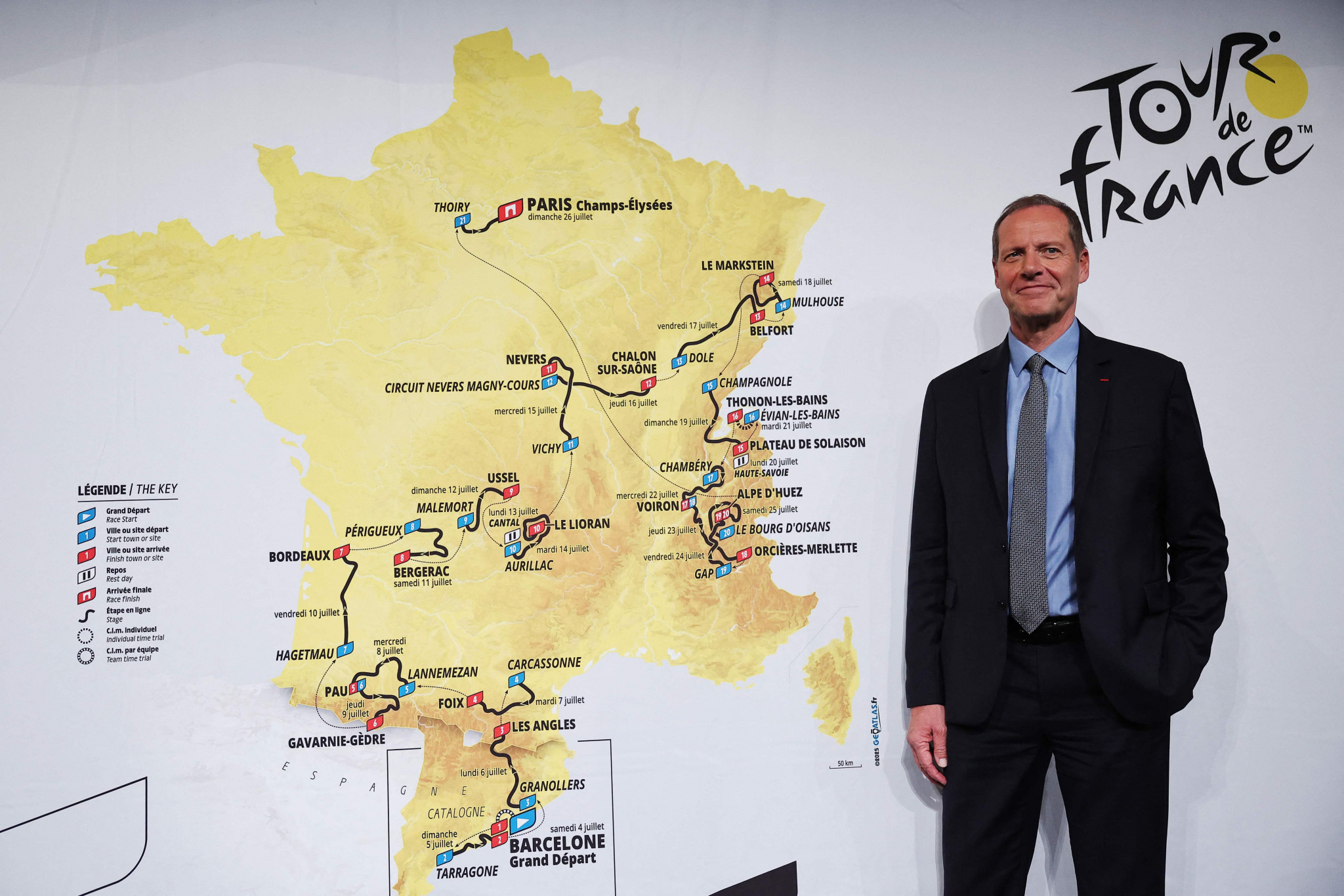Tour de France : le parcours de la 113e édition a été dévoilé