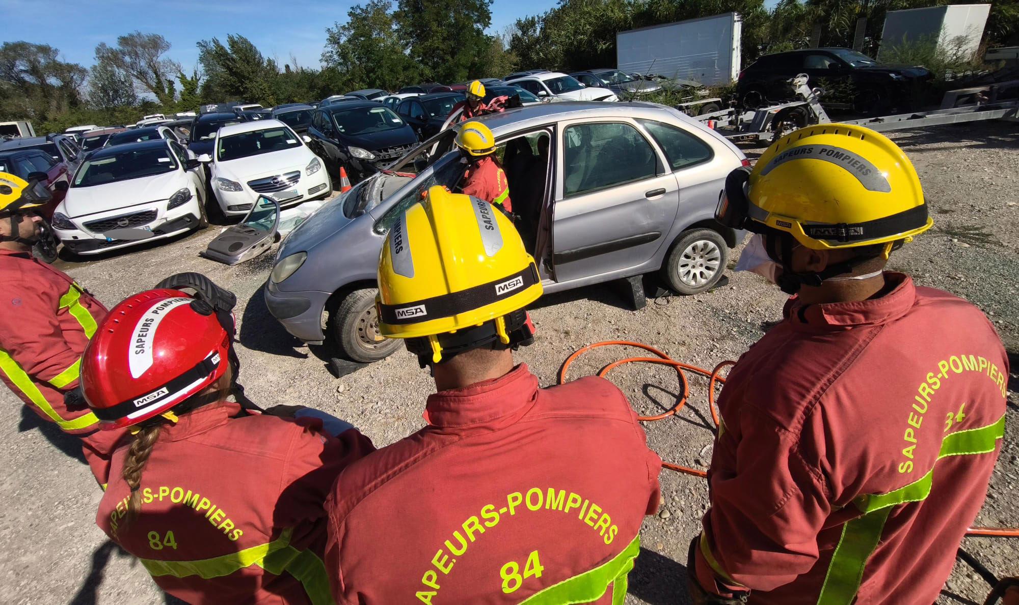 Les pompiers de Vaucluse bien équipés pour leurs formations routières