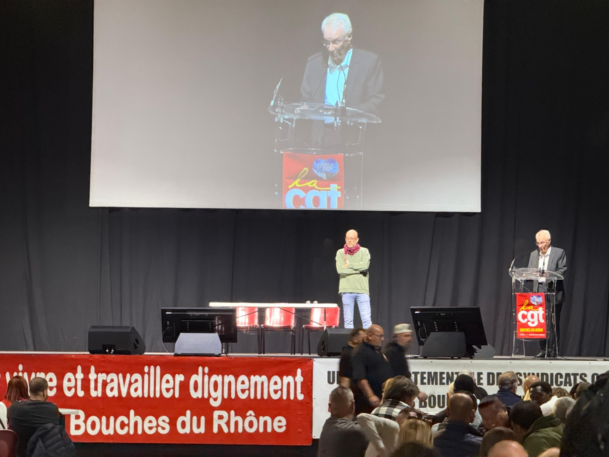Gaby Charroux prône l’unité au congrès de l’UD CGT 13
