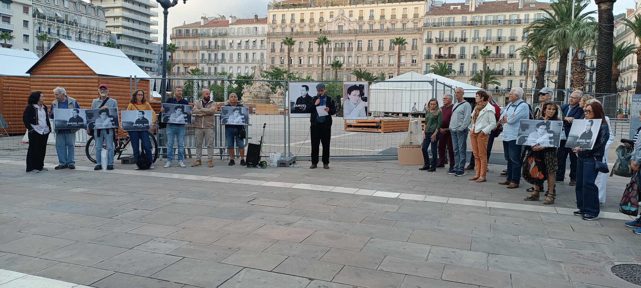 Un hommage à Samuel Paty et Dominique Bernard à Toulon