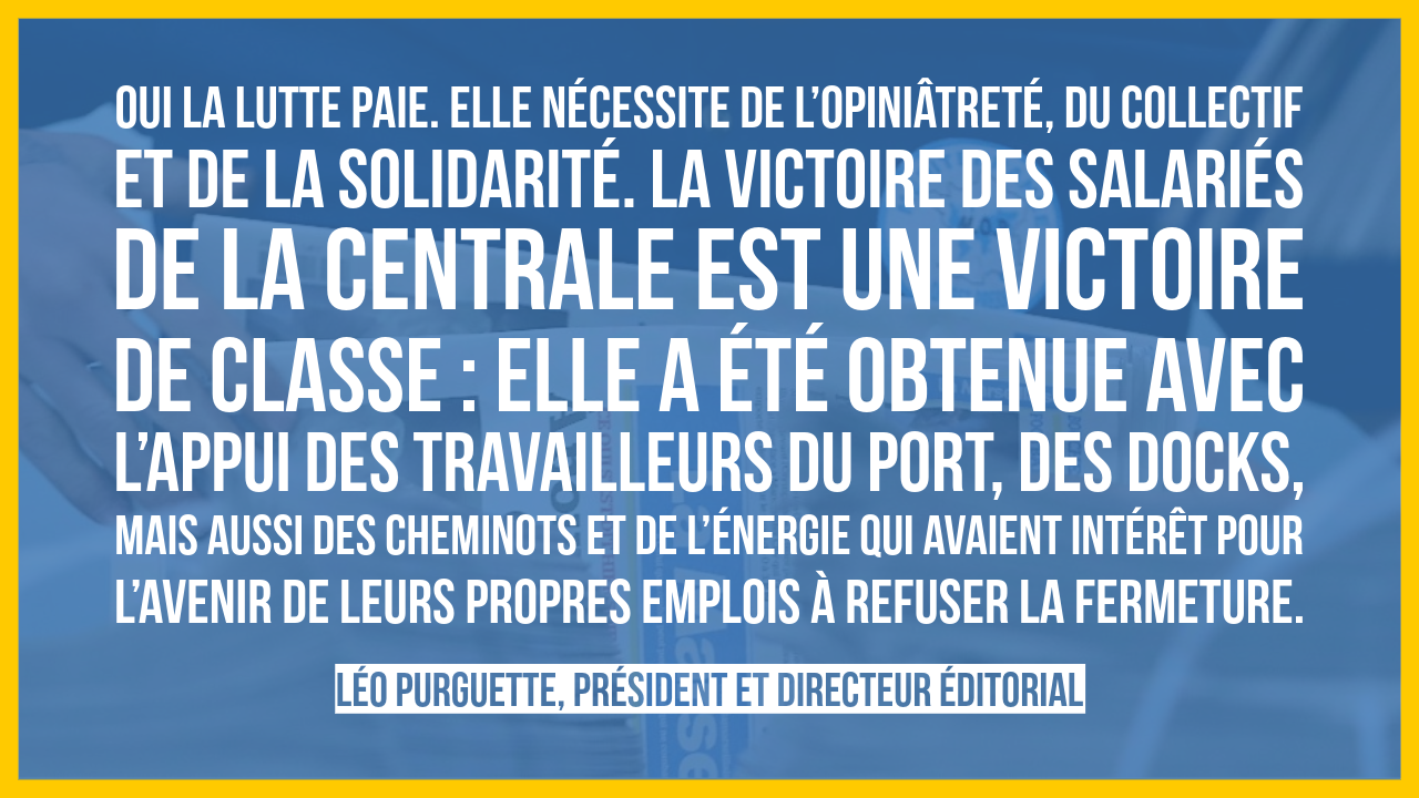 Celui qui ne combat pas a déjà perdu