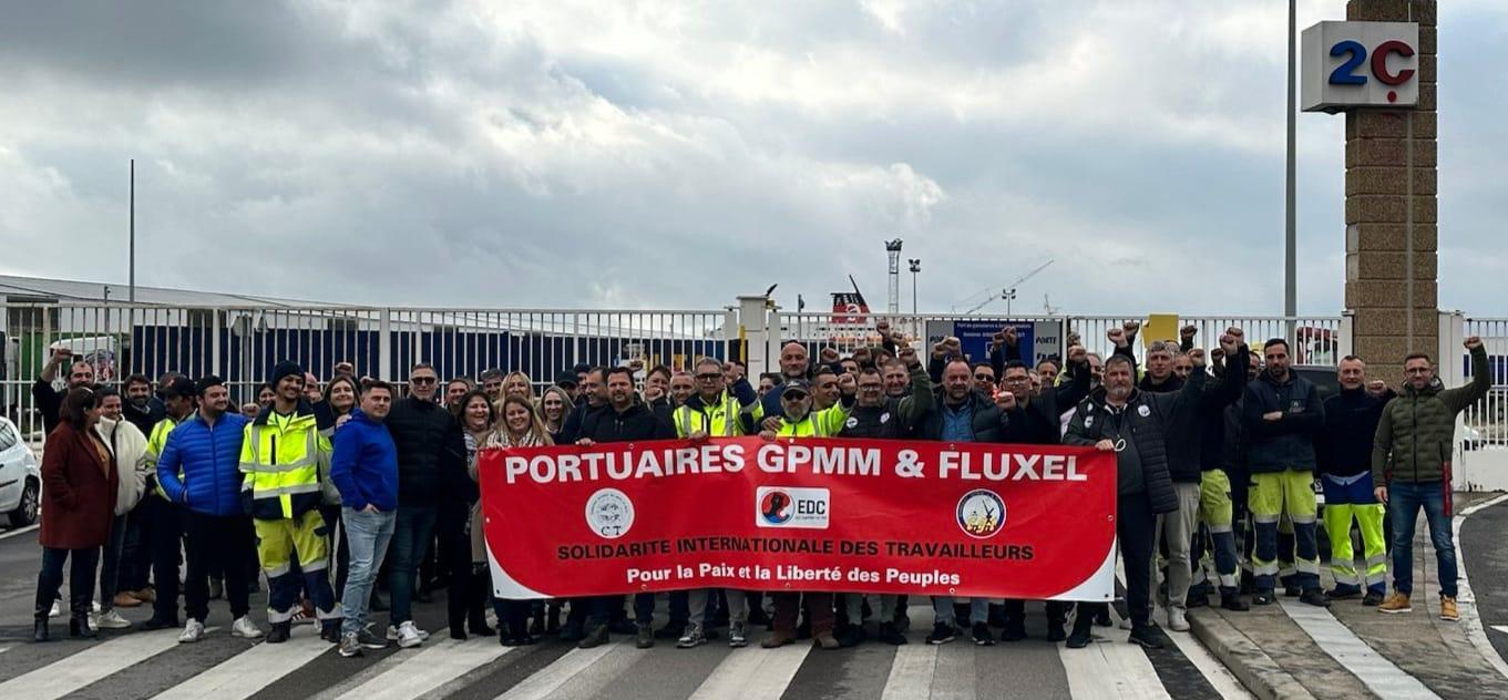 Une grève pour la paix sur les ports et docks français