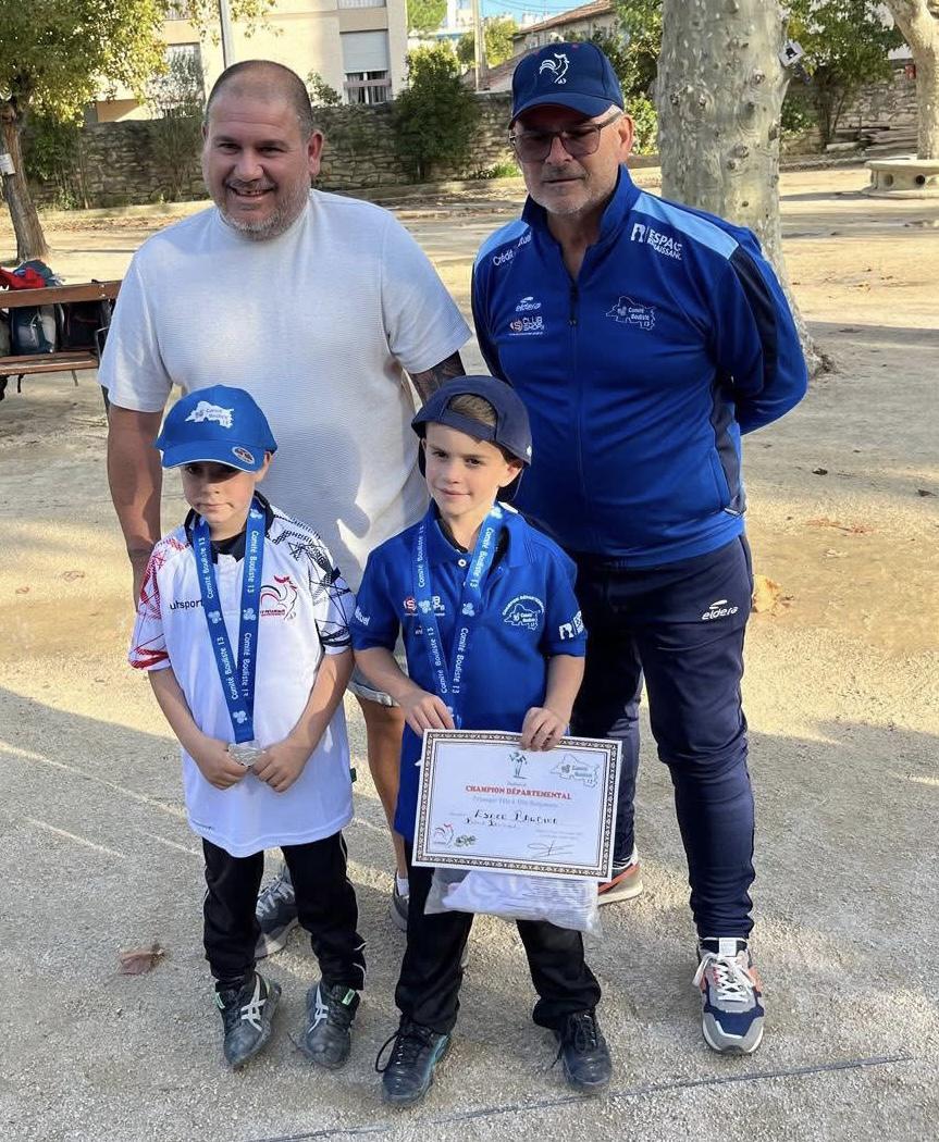 Boules : Baudino, Chandelier, Alzerra et Seignouret en lumière