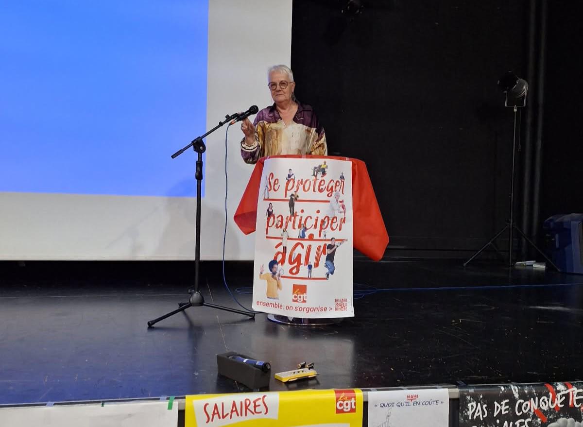 Brigitte Cheinet, secrétaire générale USR-CGT du Var : « Aller au bout de sa vie dans de bonnes conditions »