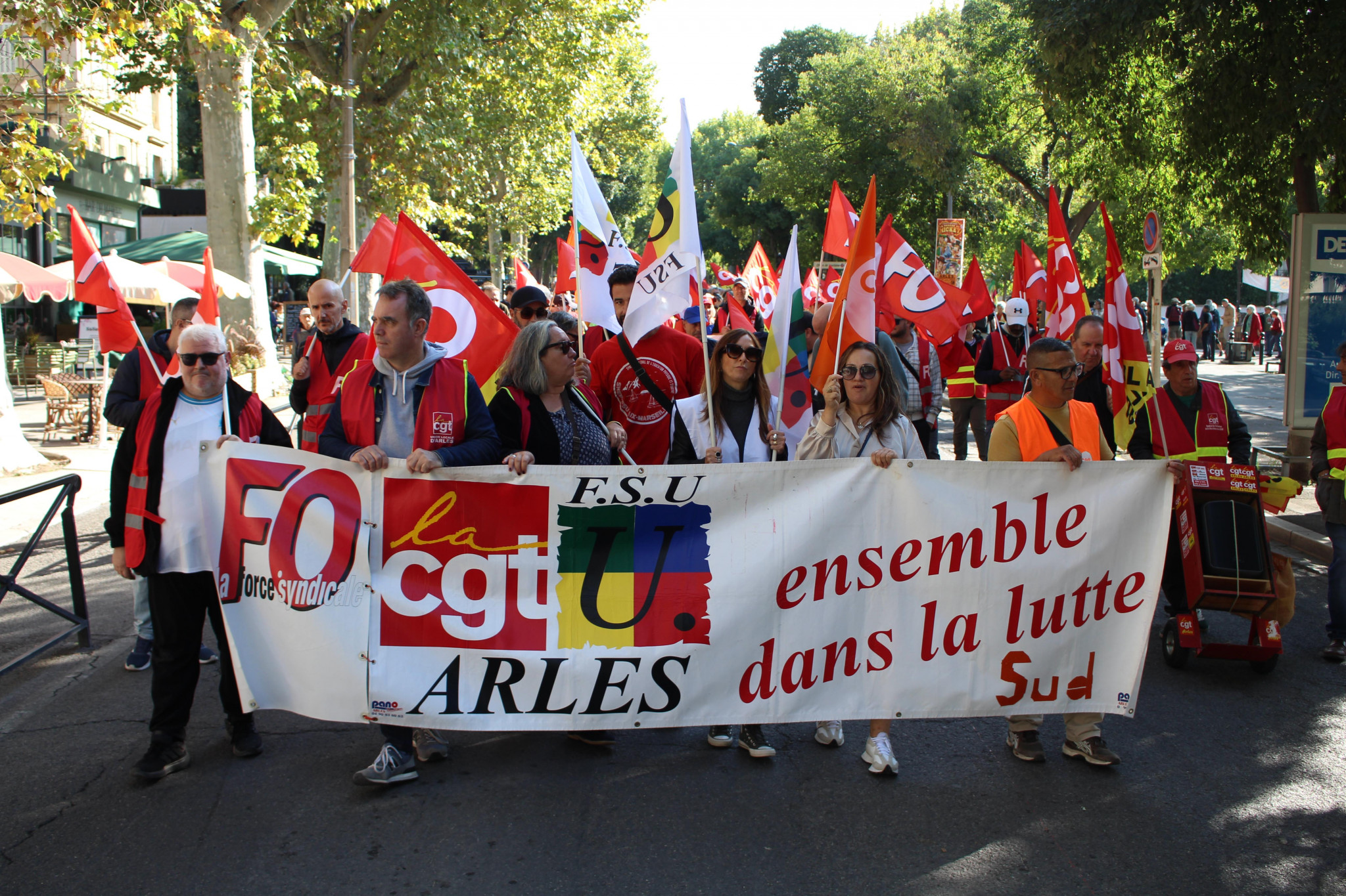 À Arles, les manifestants exigent l’égalité fiscale
