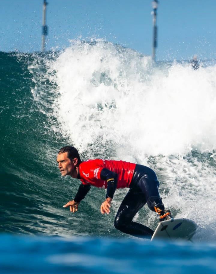 Eric d’Argent se lance dans sa ruée vers l’or aux mondiaux de para-surf