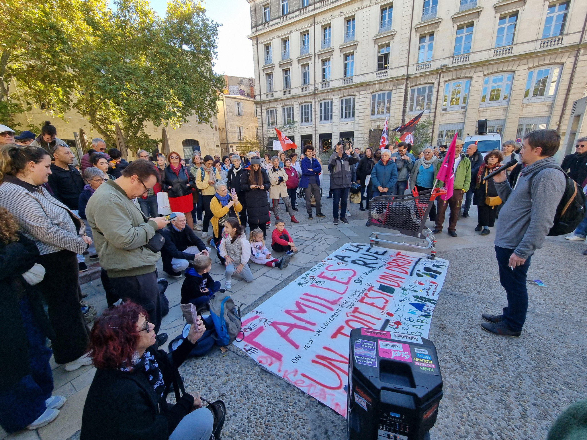 Dix nuits de répit pour les familles expulsées à Montpellier