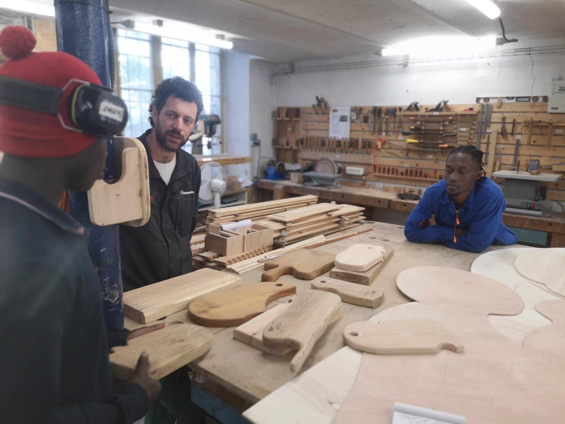 Stagiaires en chantier-école, ils redessinent leur avenir