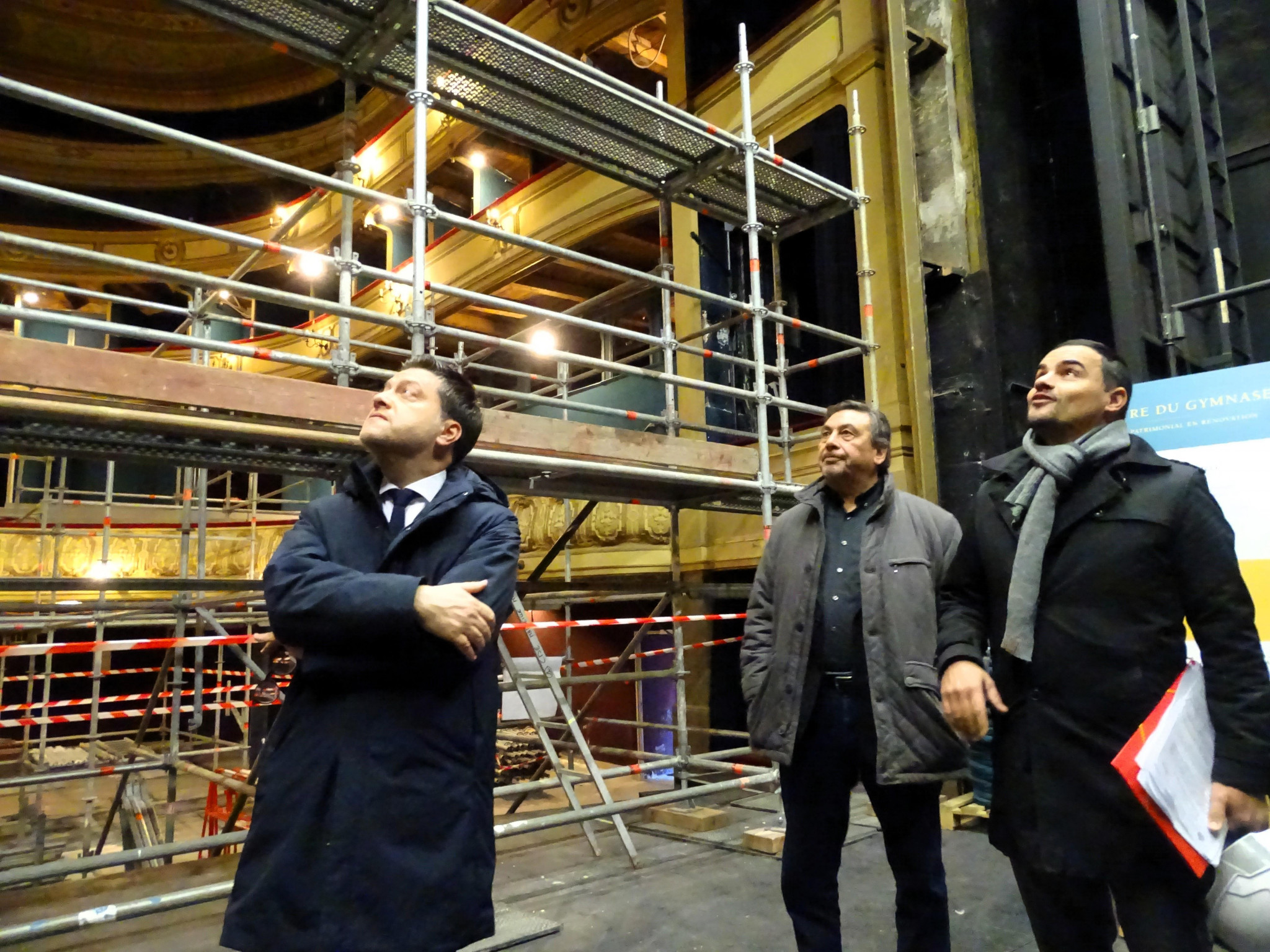 Un chantier pour rendre son éclat au théâtre du Gymnase