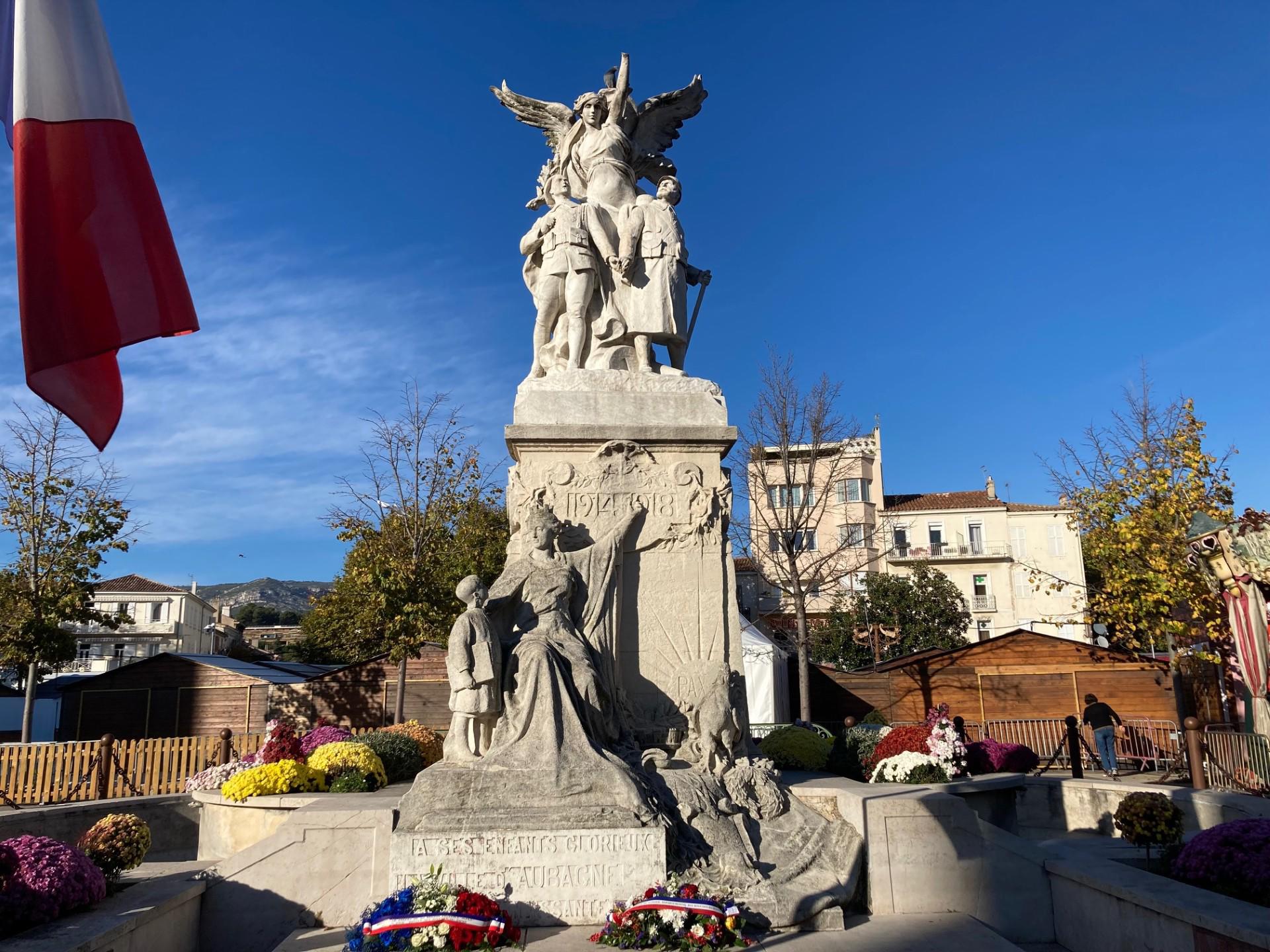 Neuf mois de travaux sur le monument de la Victoire à Aubagne