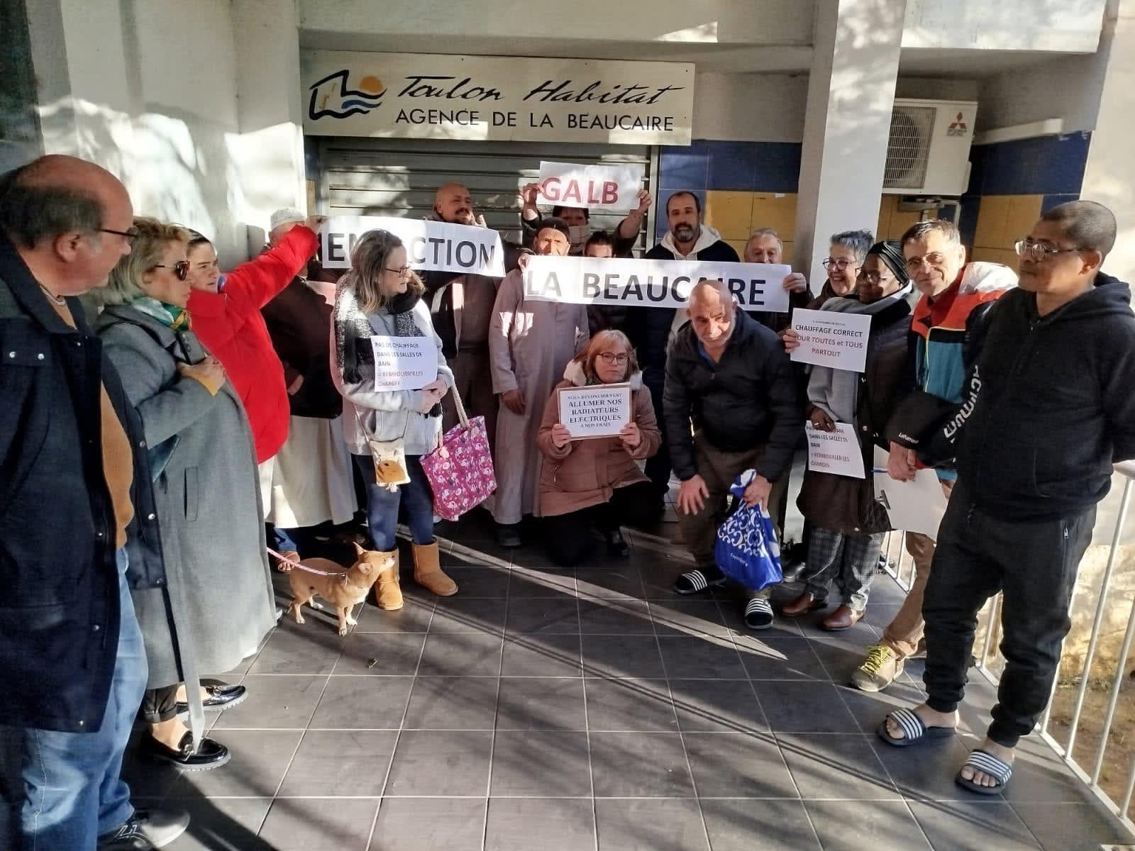 Les habitants de la Beaucaire, à Toulon, veulent du chauffage à tous les étages