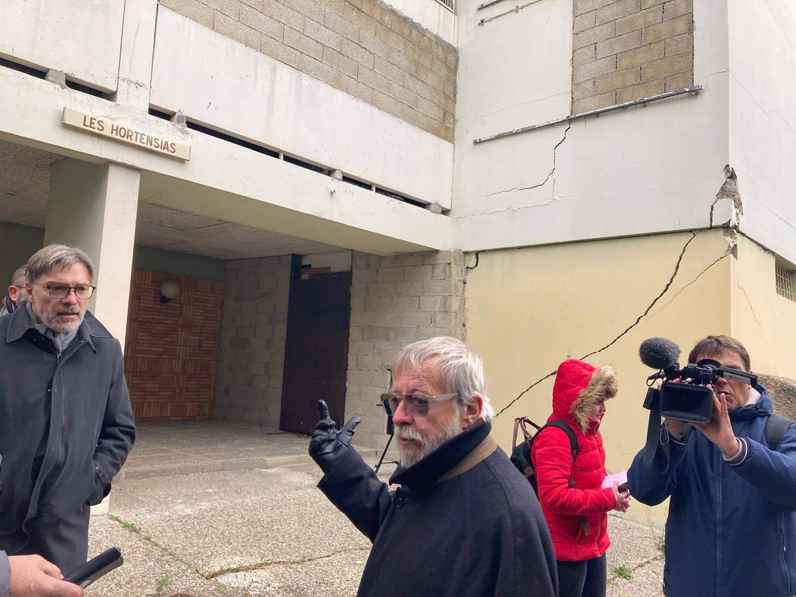 Après l’évacuation, la résidence Saint-Michel dans le flou