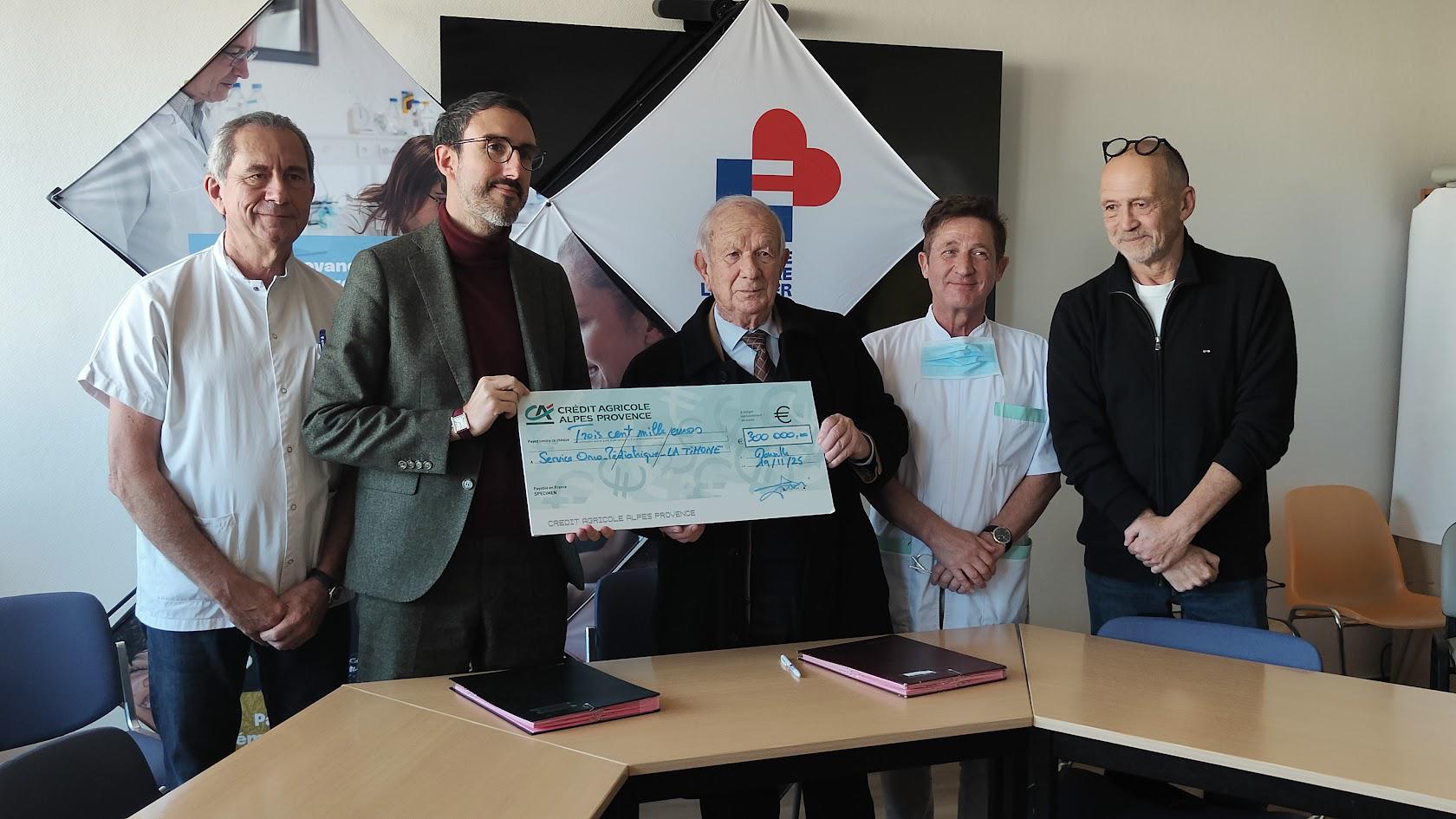 Marseille : un don de 30&nbsp;000&nbsp;euros pour lutter contre le cancer