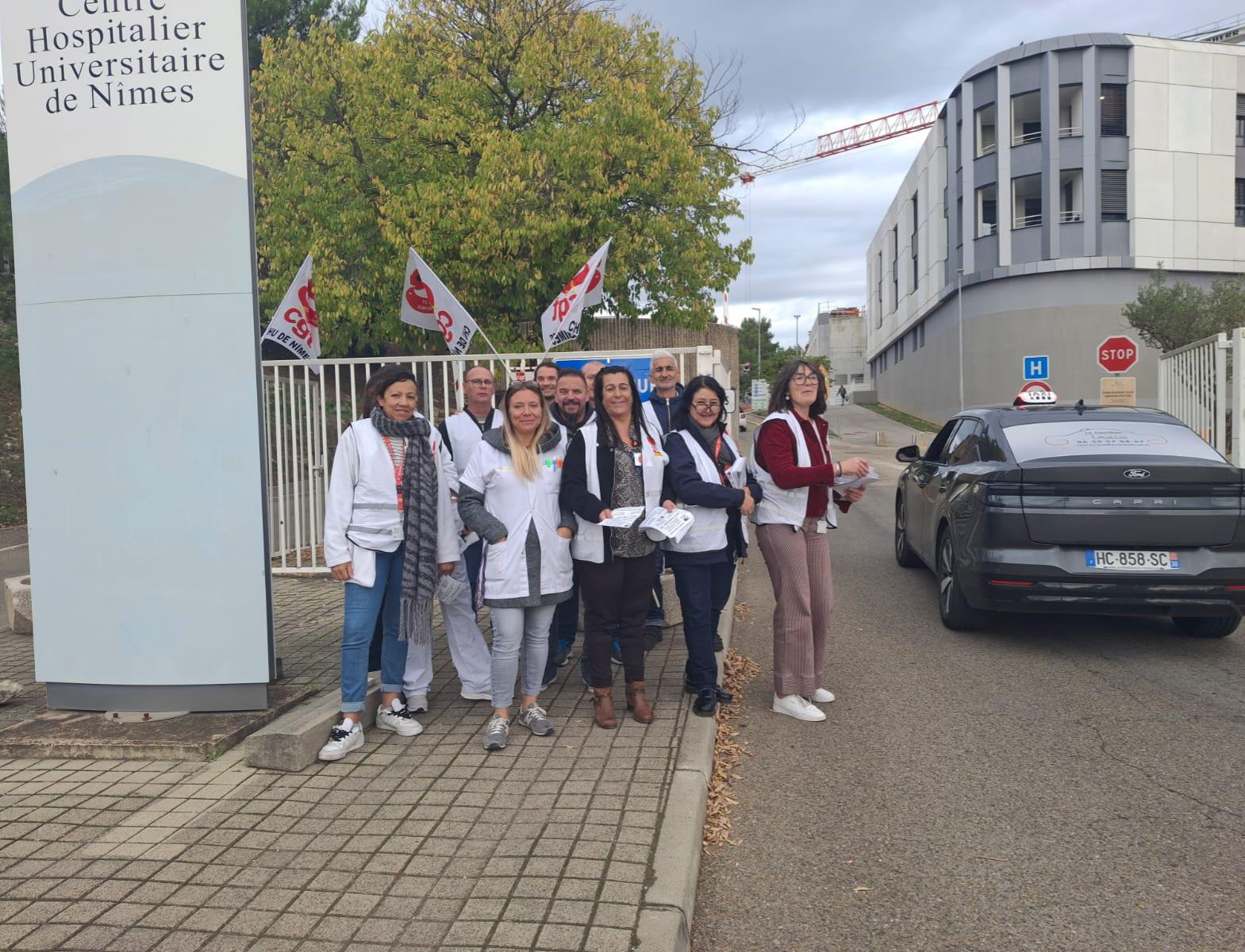 CHU de Nîmes : le personnel entre en grève