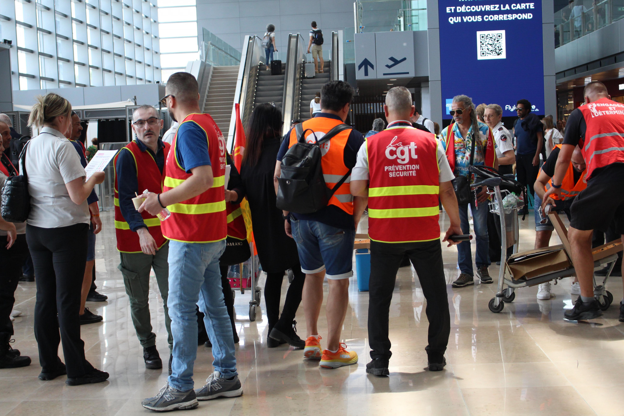 Mobilisation des agents de la sûreté aéroportuaire à Marignane
