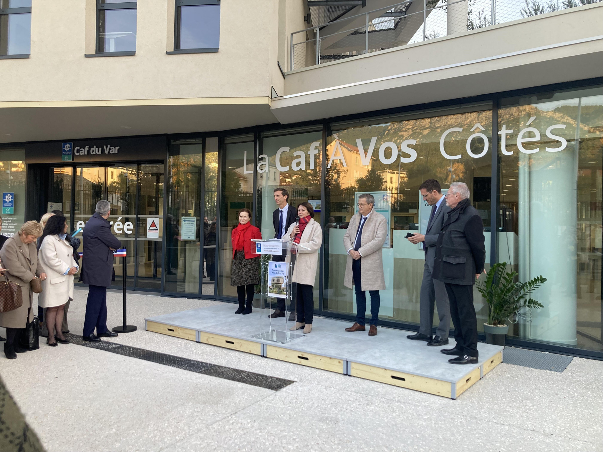 La CAF du Var inaugure son nouveau siège à la Loubière