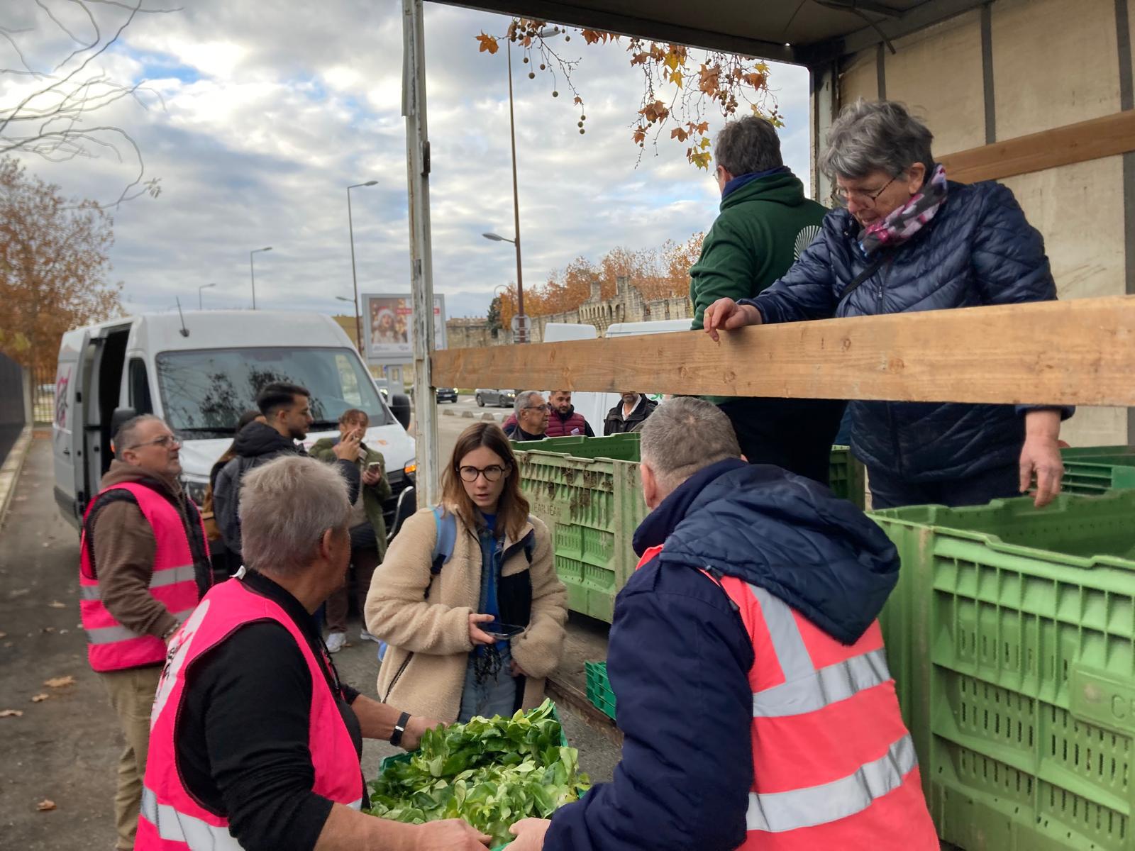 Plus d’une tonne de légumes donnés à Avignon pour ne pas les jeter