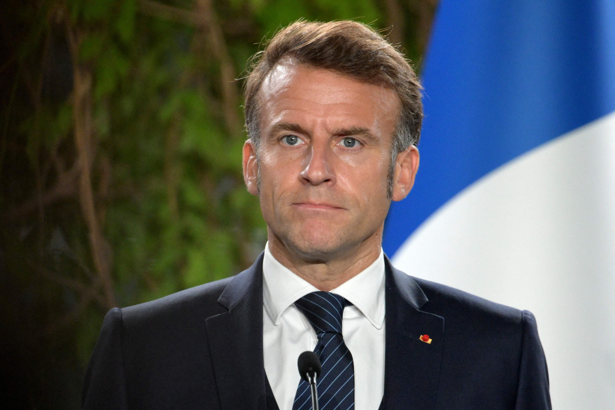 Une allocution courte et sans relief pour Emmanuel Macron
