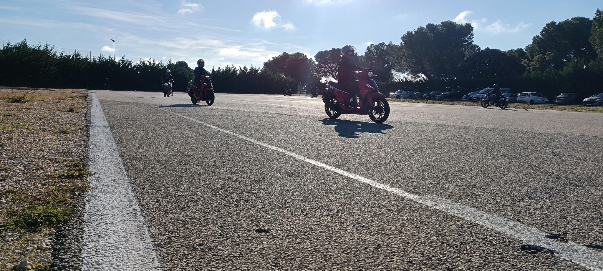 Une formation aux dangers de la route au circuit du Castellet