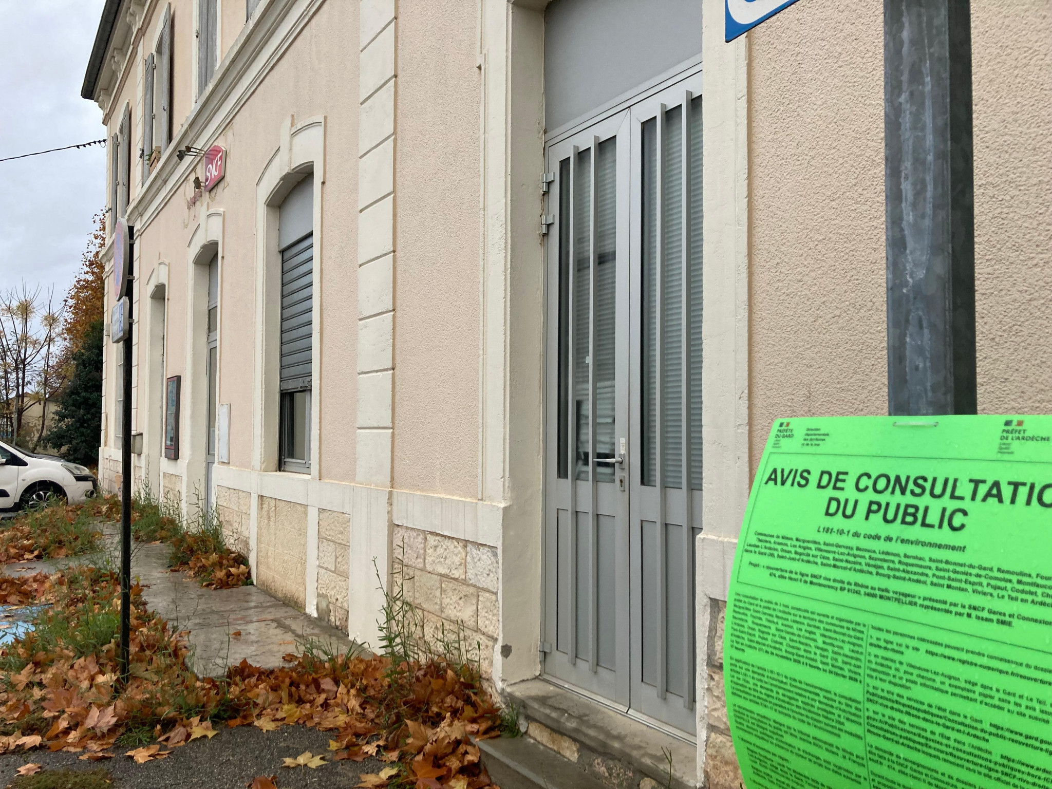 Vers le retour du train à Villeneuve et Roquemaure