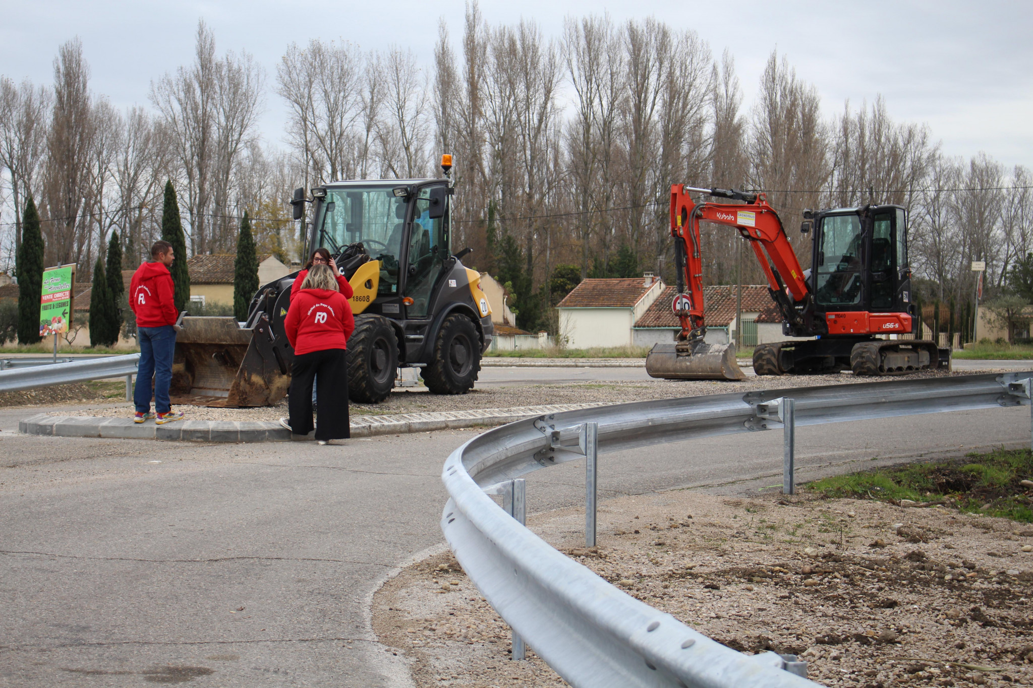 La discrète première pierre du chantier du nouvel hôpital