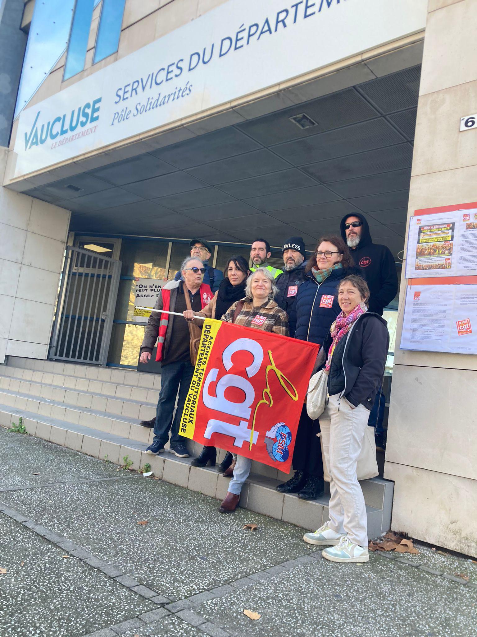 La CGT exige plus de moyens pour le pôle solidarité