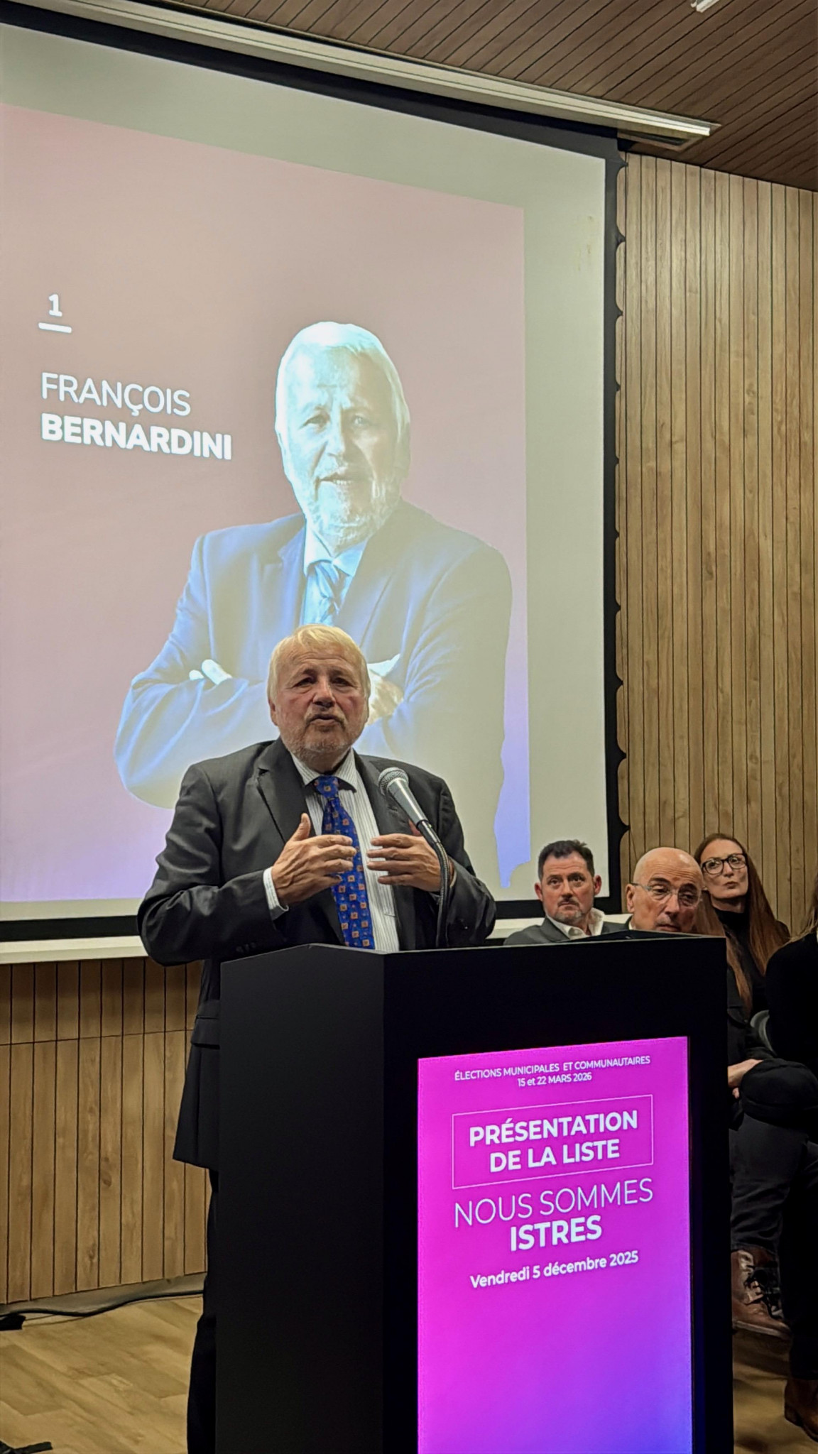 À Istres, Bernardini présente une liste largement issue de sa majorité