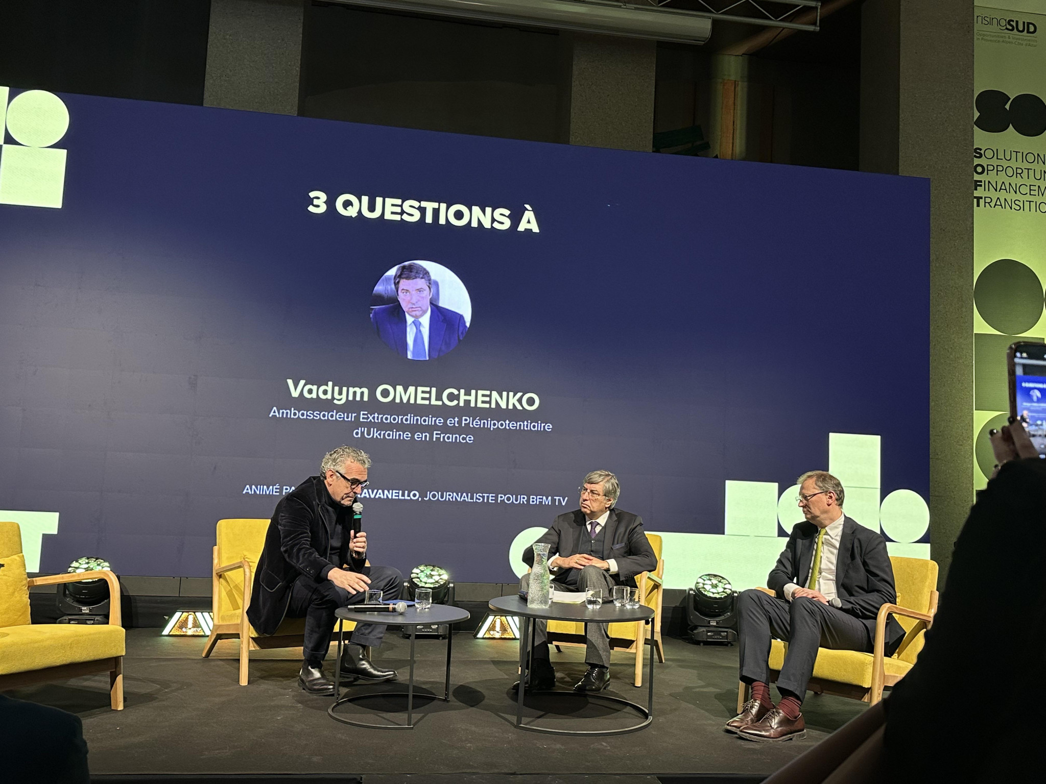 Forum économique Soft à Marseille : l’ambassadeur d’Ukraine veut la paix