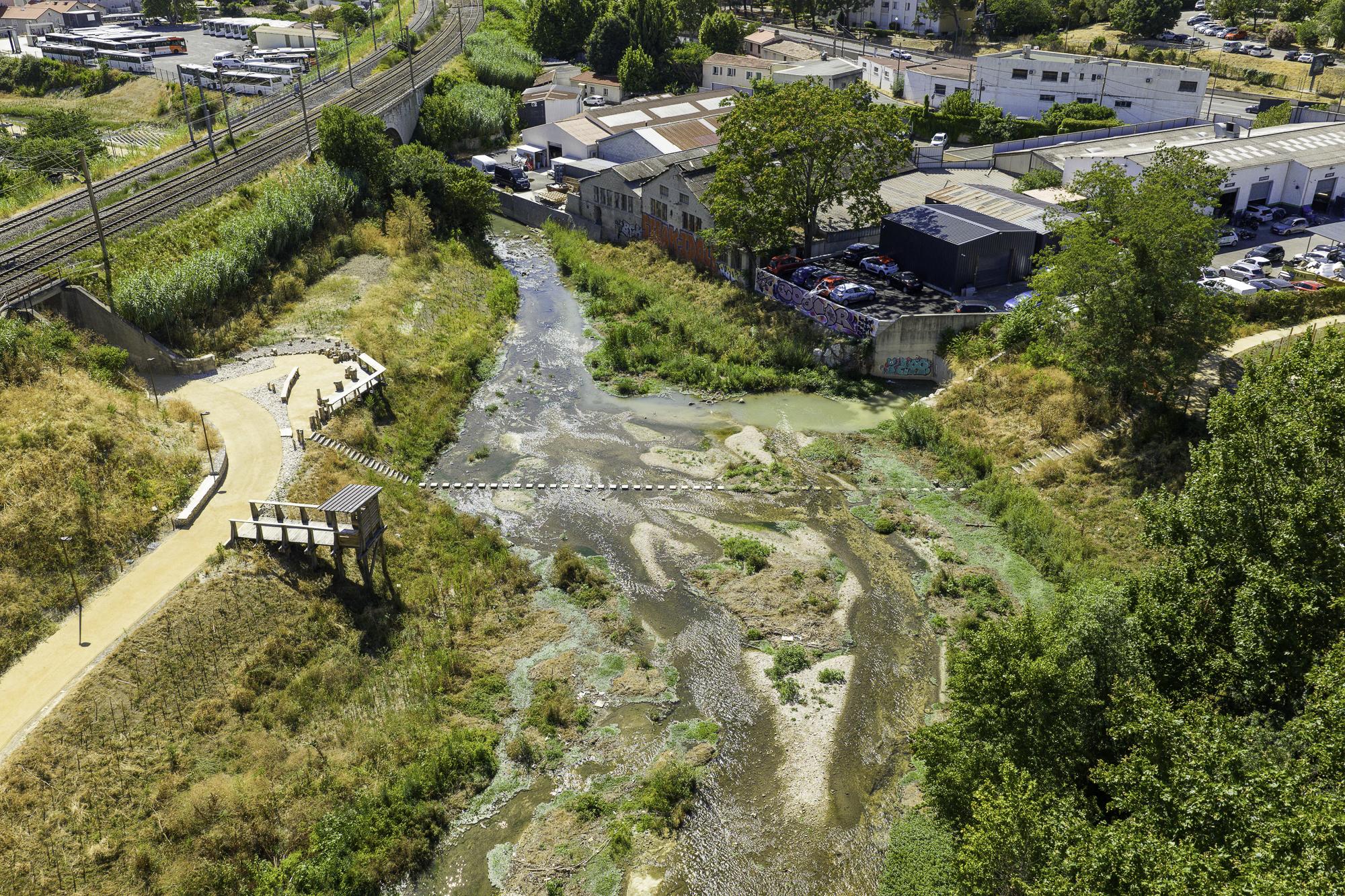 Les berges de l’Huveaune réaménagées