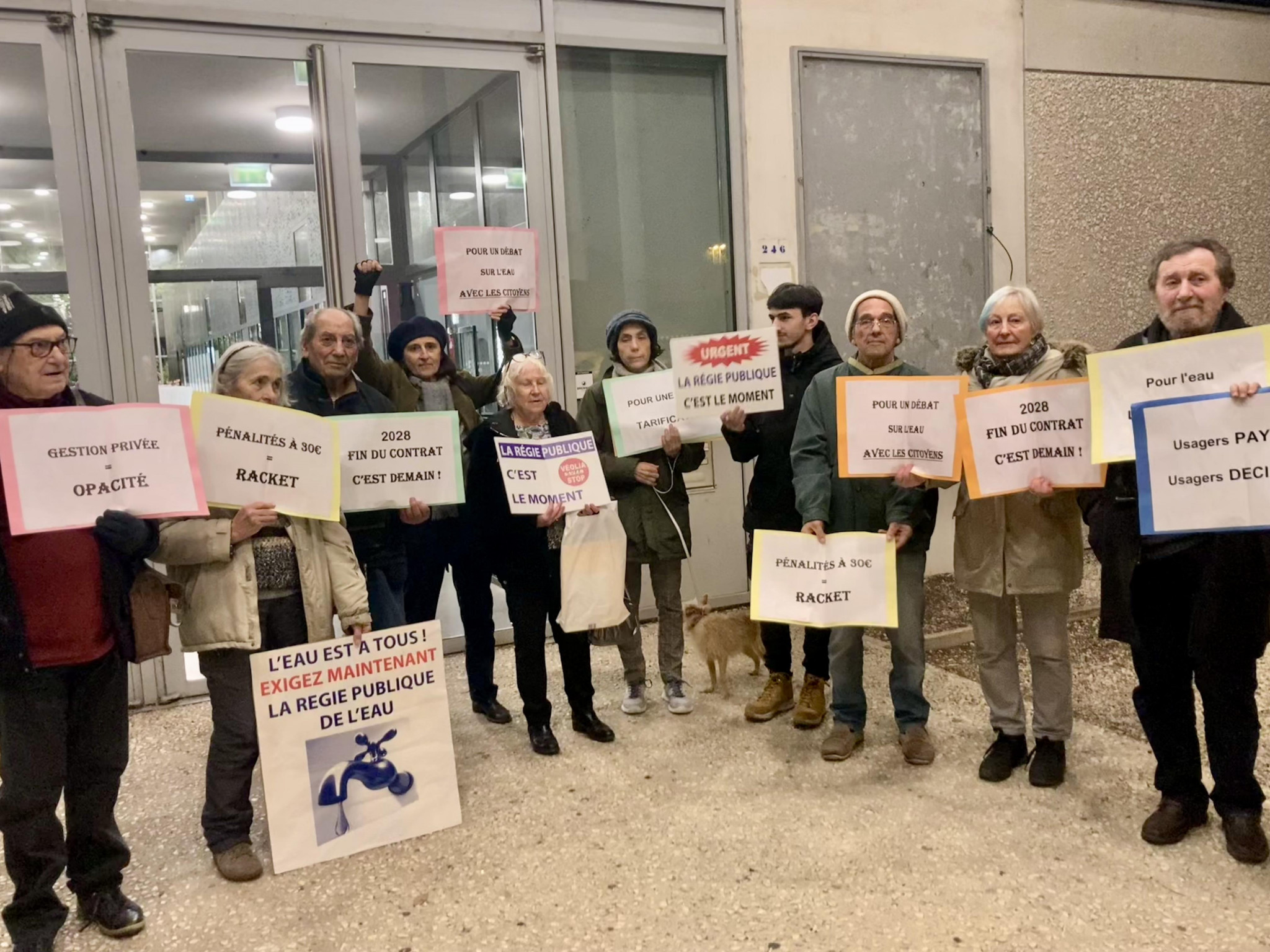 Le collectif de l’eau met le sujet dans le tuyau des municipales à Avignon