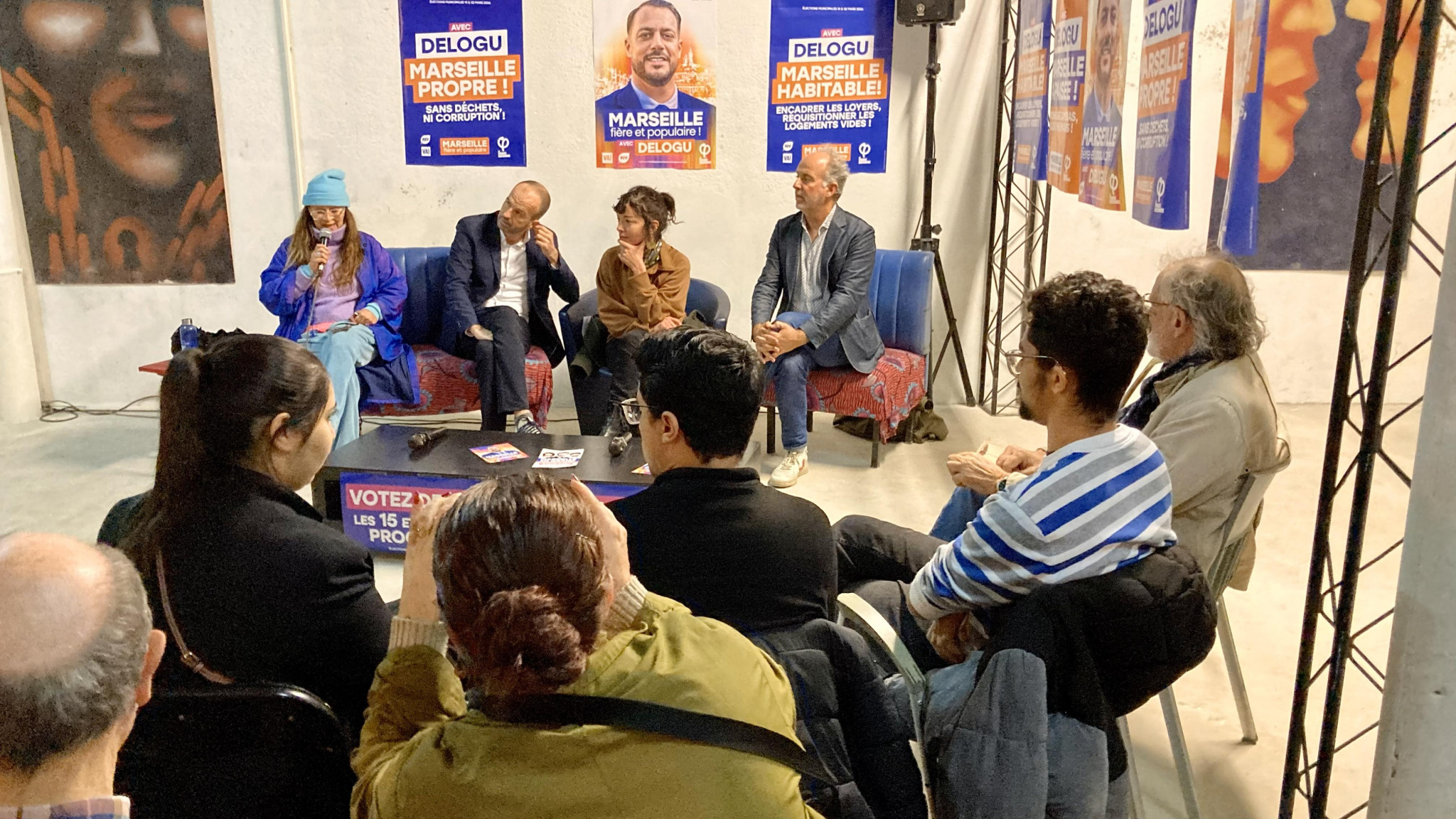 Barles et LFI ont lancé leur campagne dans les 1er et 7e arrondissements de Marseille
